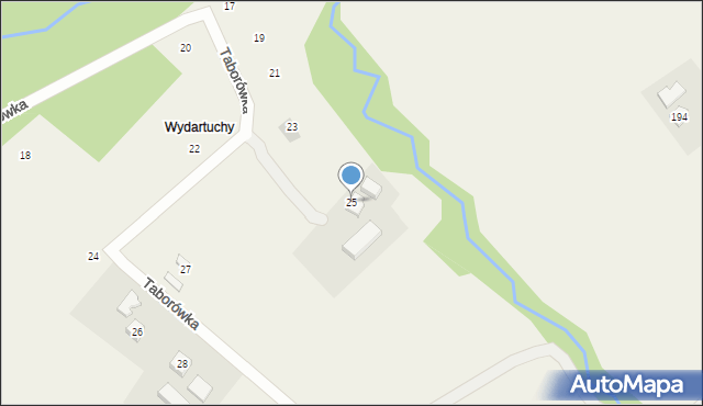 Staszkówka, Taborówka, 25, mapa Staszkówka