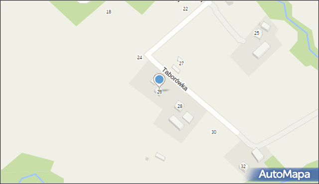 Staszkówka, Taborówka, 26, mapa Staszkówka