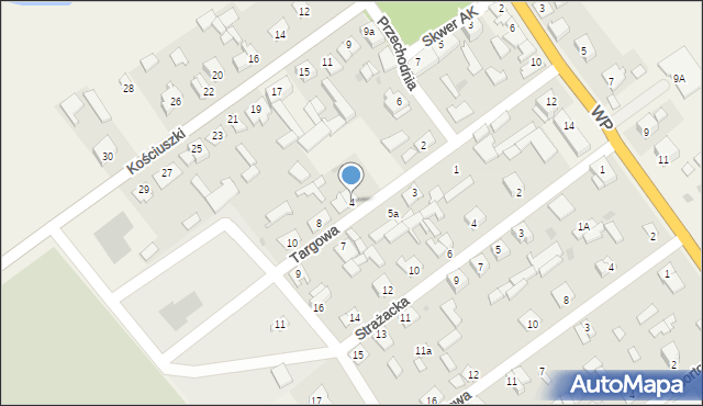 Sterdyń, Targowa, 4, mapa Sterdyń
