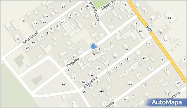 Sterdyń, Targowa, 5a, mapa Sterdyń