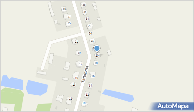 Sterdyń, Tartaczna, 20, mapa Sterdyń