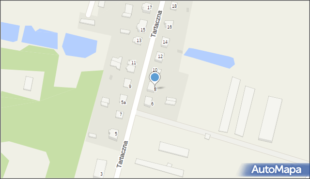 Sterdyń, Tartaczna, 8, mapa Sterdyń