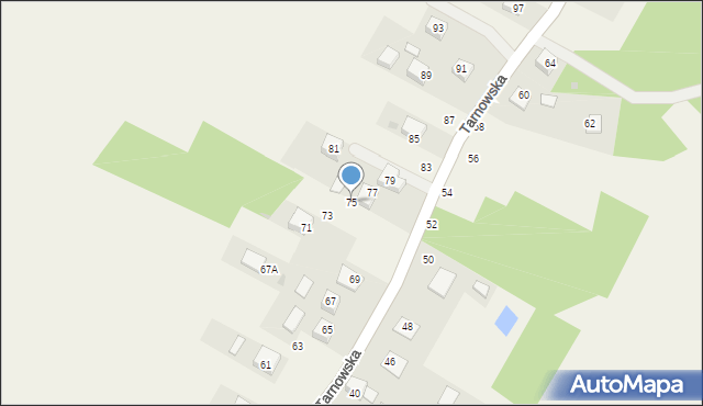 Sterkowiec, Tarnowska, 75, mapa Sterkowiec