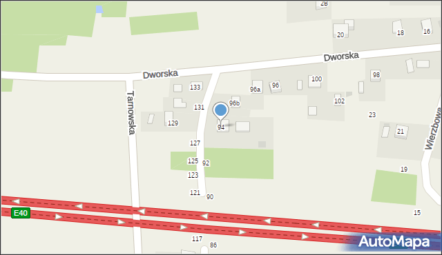 Sterkowiec, Tarnowska, 94, mapa Sterkowiec