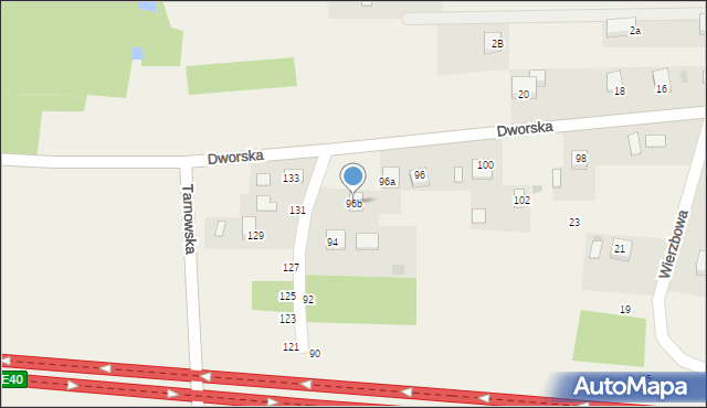 Sterkowiec, Tarnowska, 96b, mapa Sterkowiec