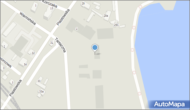 Susz, Tartaczna, 3, mapa Susz