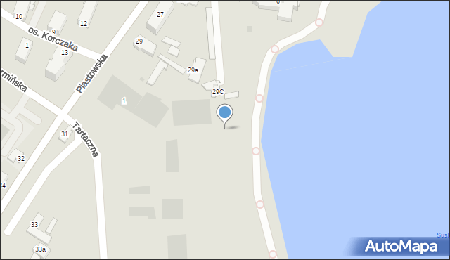 Susz, Tartaczna, 5, mapa Susz