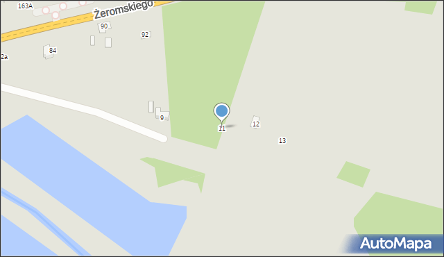 Szczekociny, Tartaczna, 11, mapa Szczekociny