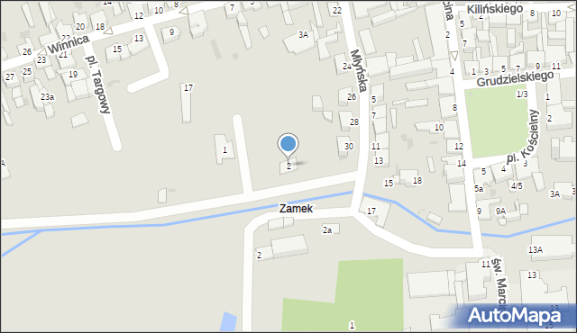 Szubin, Targowa, 2, mapa Szubin