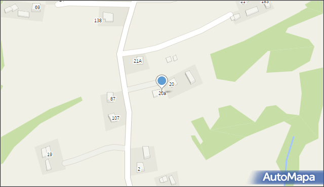 Tabaszowa, Tabaszowa, 20a, mapa Tabaszowa