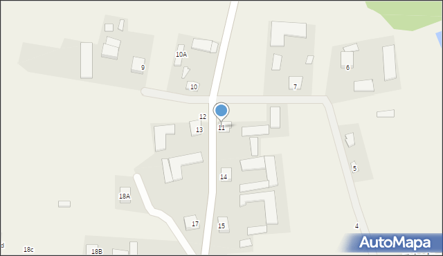 Tabędz, Tabędz, 11, mapa Tabędz