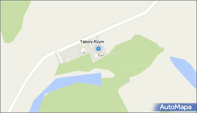 Tabory-Rzym, Tabory-Rzym, 7, mapa Tabory-Rzym