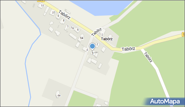 Tabórz, Tabórz, 3, mapa Tabórz