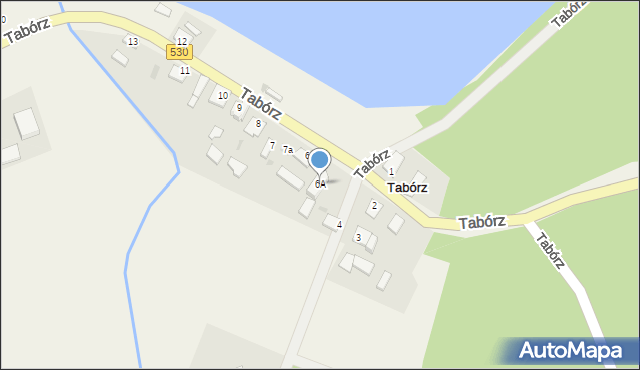 Tabórz, Tabórz, 6A, mapa Tabórz