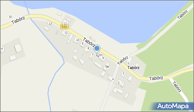 Tabórz, Tabórz, 7a, mapa Tabórz