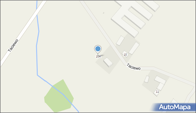 Taciewo, Taciewo, 10A, mapa Taciewo