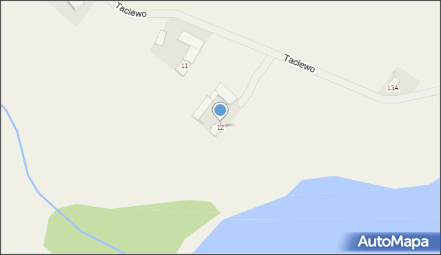 Taciewo, Taciewo, 12, mapa Taciewo