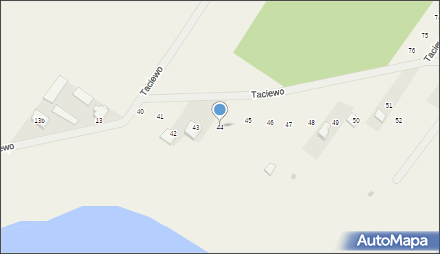 Taciewo, Taciewo, 44, mapa Taciewo