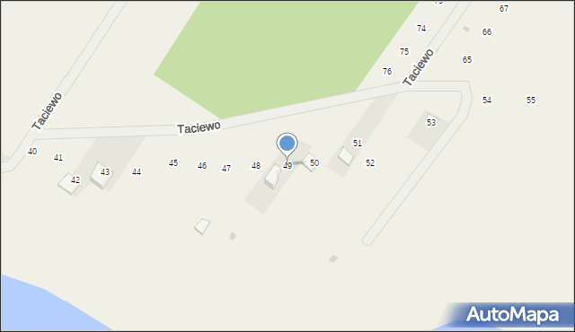 Taciewo, Taciewo, 49, mapa Taciewo