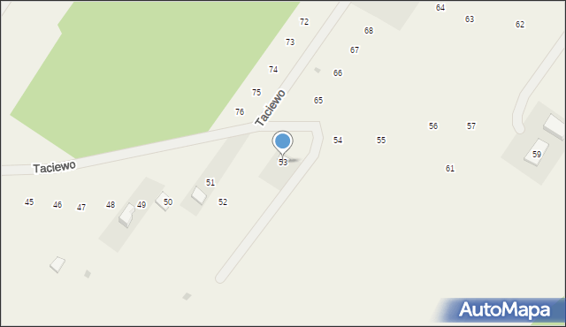 Taciewo, Taciewo, 53, mapa Taciewo