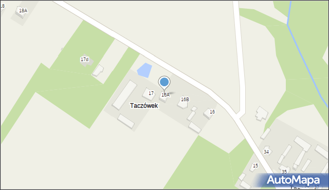 Taczów, Taczów, 16A, mapa Taczów