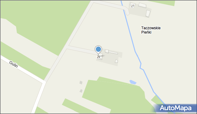 Taczów, Taczów, 29, mapa Taczów