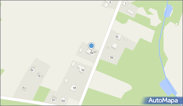 Taczów, Taczów, 5A, mapa Taczów