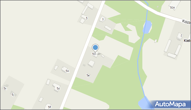 Taczów, Taczów, 5b, mapa Taczów
