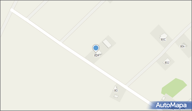 Taczów, Taczów, 82A, mapa Taczów