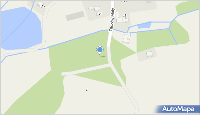 Taczów Mały, Taczów Mały, 14b, mapa Taczów Mały