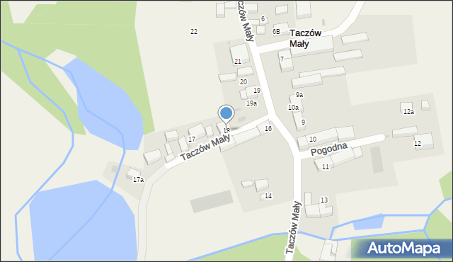 Taczów Mały, Taczów Mały, 18, mapa Taczów Mały