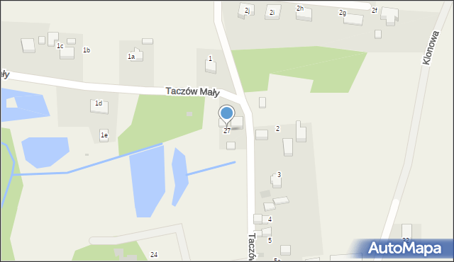 Taczów Mały, Taczów Mały, 27, mapa Taczów Mały