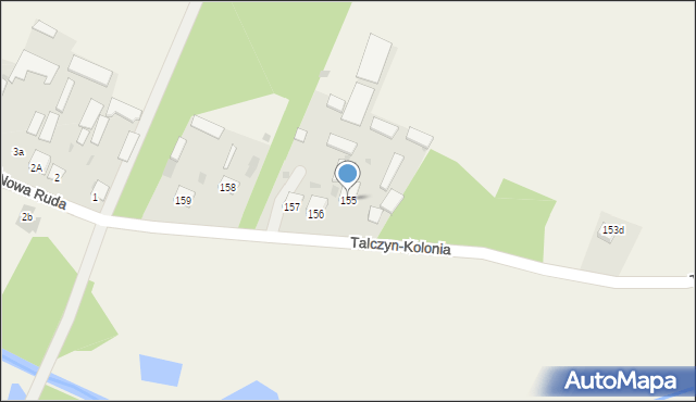 Talczyn, Talczyn, 155, mapa Talczyn