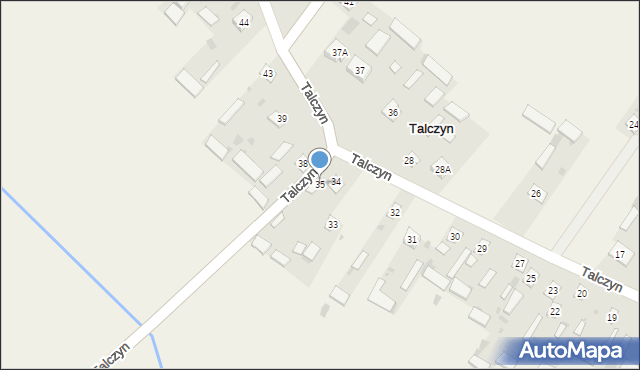 Talczyn, Talczyn, 35, mapa Talczyn