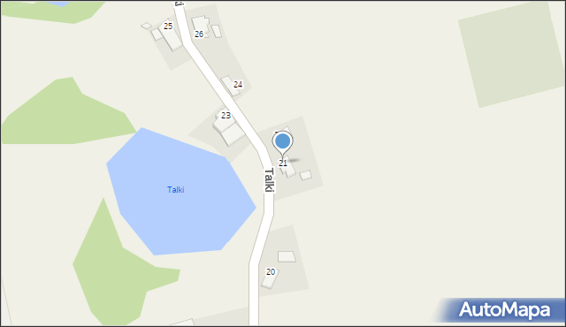 Talki, Talki, 21, mapa Talki