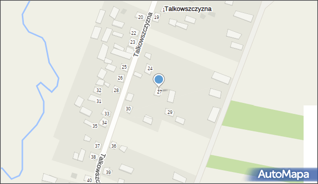 Talkowszczyzna, Talkowszczyzna, 27, mapa Talkowszczyzna