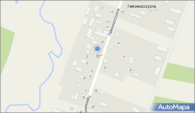 Talkowszczyzna, Talkowszczyzna, 28, mapa Talkowszczyzna