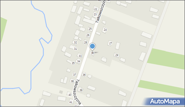 Talkowszczyzna, Talkowszczyzna, 30, mapa Talkowszczyzna