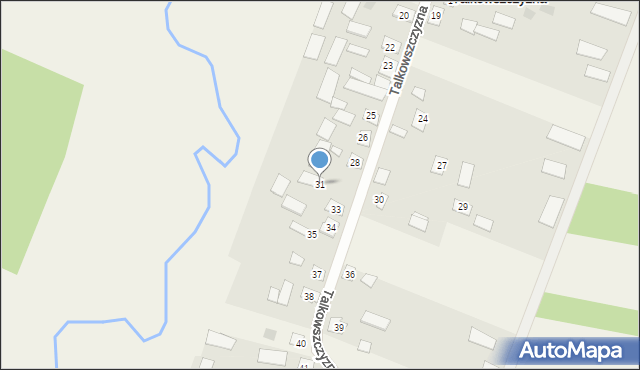 Talkowszczyzna, Talkowszczyzna, 31, mapa Talkowszczyzna