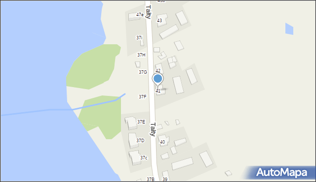 Tałty, Tałty, 41, mapa Tałty