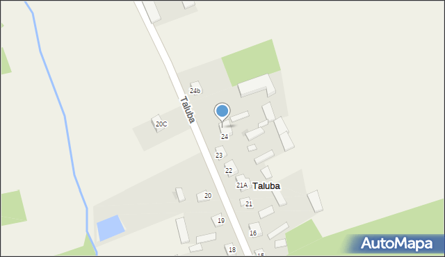 Taluba, Taluba, 24A, mapa Taluba