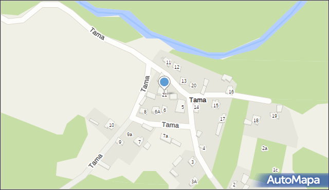 Tama, Tama, 21, mapa Tama