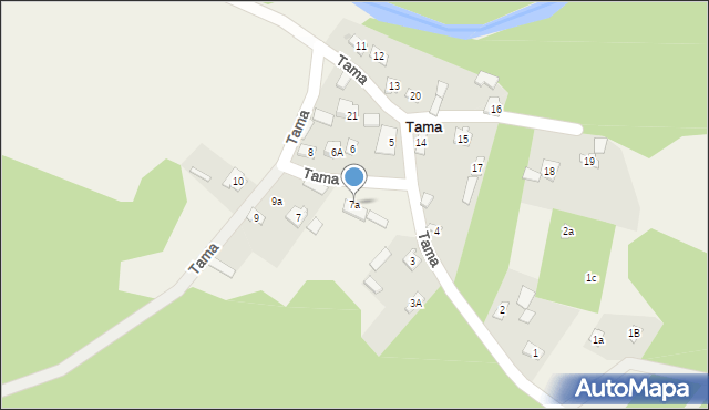 Tama, Tama, 7a, mapa Tama
