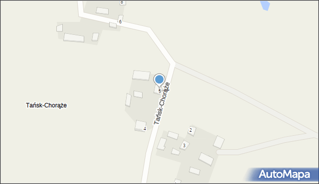 Tańsk-Chorąże, Tańsk-Chorąże, 5, mapa Tańsk-Chorąże