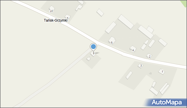 Tańsk-Grzymki, Tańsk-Grzymki, 7, mapa Tańsk-Grzymki