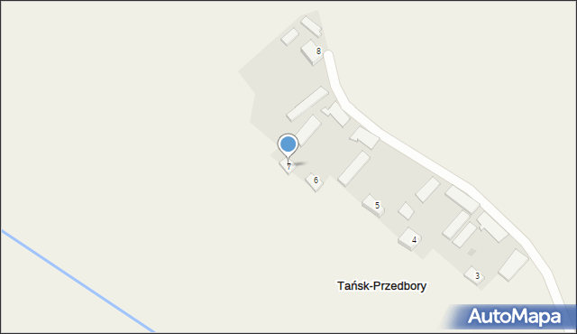 Tańsk-Przedbory, Tańsk-Przedbory, 7, mapa Tańsk-Przedbory
