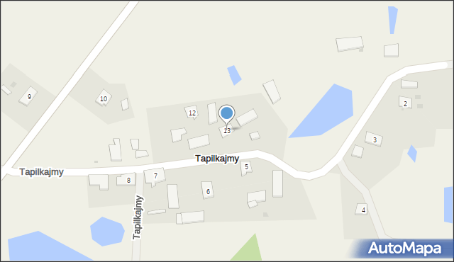 Tapilkajmy, Tapilkajmy, 13, mapa Tapilkajmy