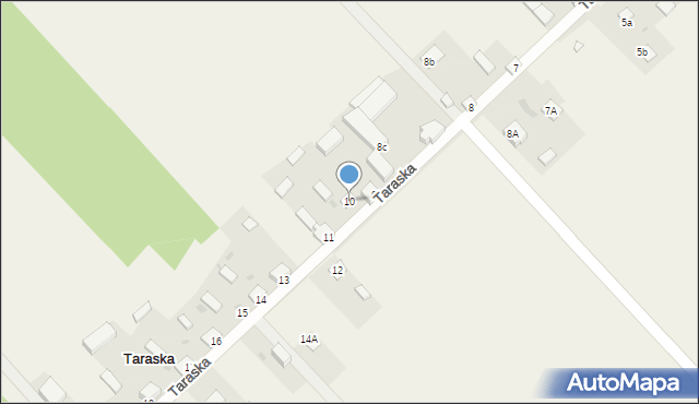 Taraska, Taraska, 10, mapa Taraska