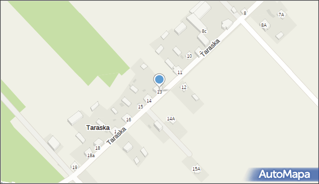 Taraska, Taraska, 13, mapa Taraska