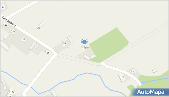 Taraskowo, Taraskowo, 16, mapa Taraskowo